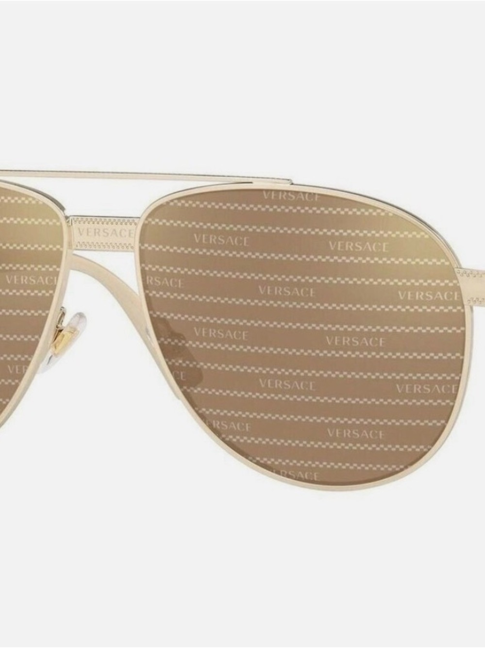 Versace Gold Metal Aviators